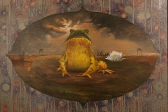 "The Music of Nature" 24x28 oil and acrylic on wood 2012
