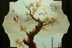 "Trade Winds" 24x24 oil and acrylic on wood 2011