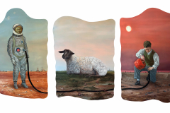 Apotheosis 48x96 inches oil on wood