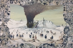 The Little Ice Age 24x30 inches oil&acrylic on wood