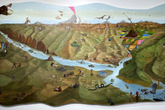 Tourist's Guide to Cascadia 96x48 inches oil on wood